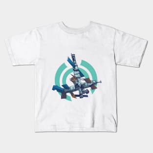 Orbital station "Mir" Kids T-Shirt
